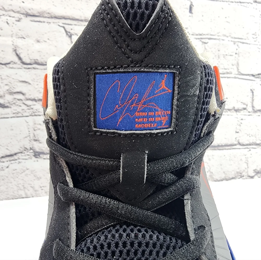 JORDAN MELO - 2011 Sneakers, blue/black/orange, size 13